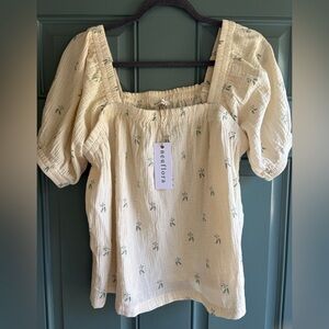 NWT Neuflora 100% Cotton Women's Blouse
